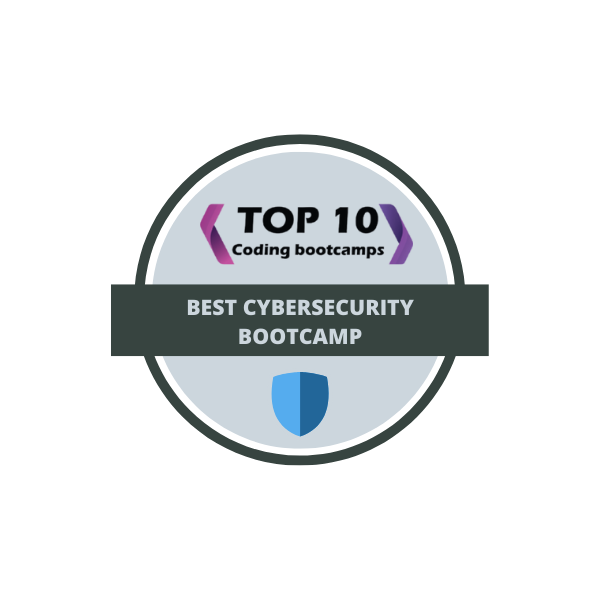 Cybersecurity badge - Top 10 Coding Bootcamps